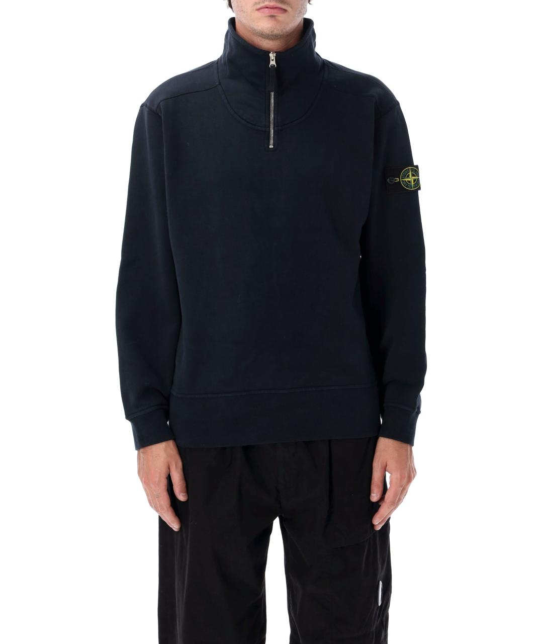 STONE ISLAND Темно-синий джемпер / свитер, фото 4