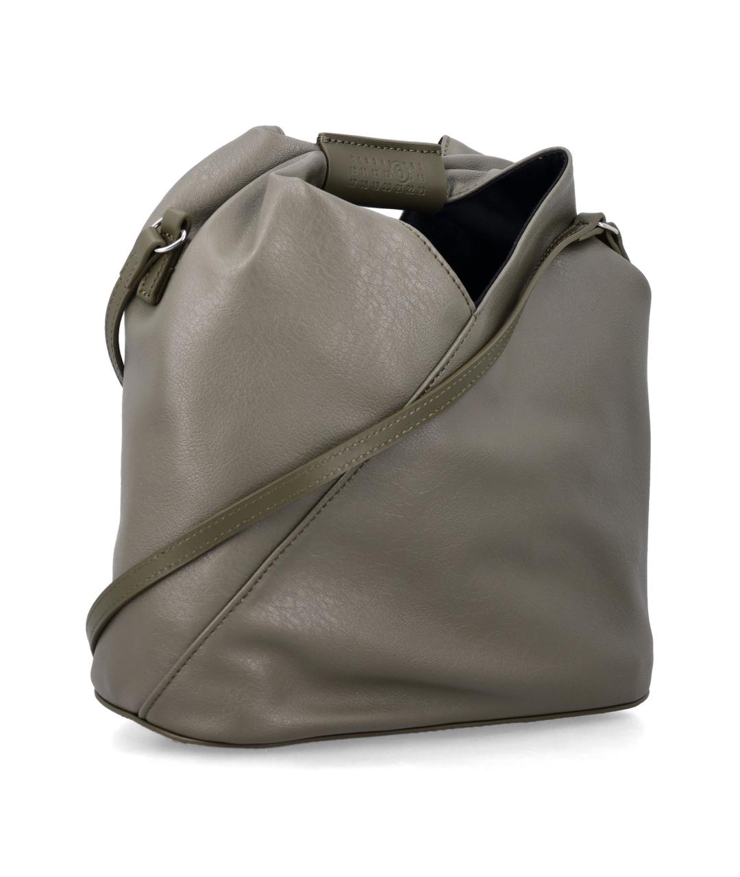 MM6 MAISON MARGIELA Зеленая кожаная сумка через плечо, фото 2
