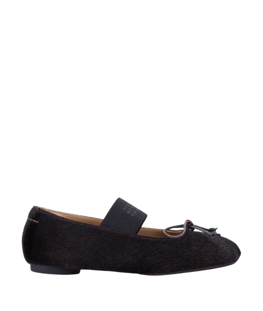MM6 MAISON MARGIELA Коричневые балетки, фото 1