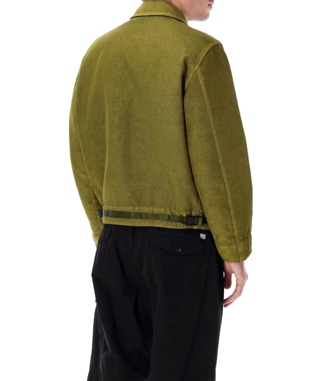 STONE ISLAND Зеленая полиамидовая куртка, фото 2