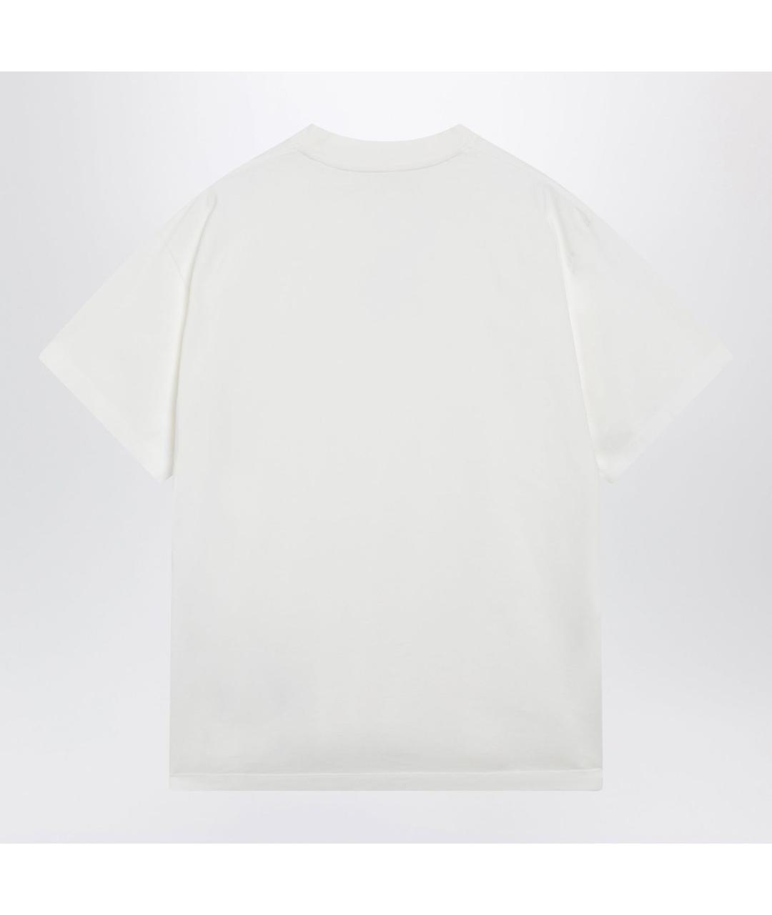 MM6 MAISON MARGIELA Белая хлопковая футболка, фото 2