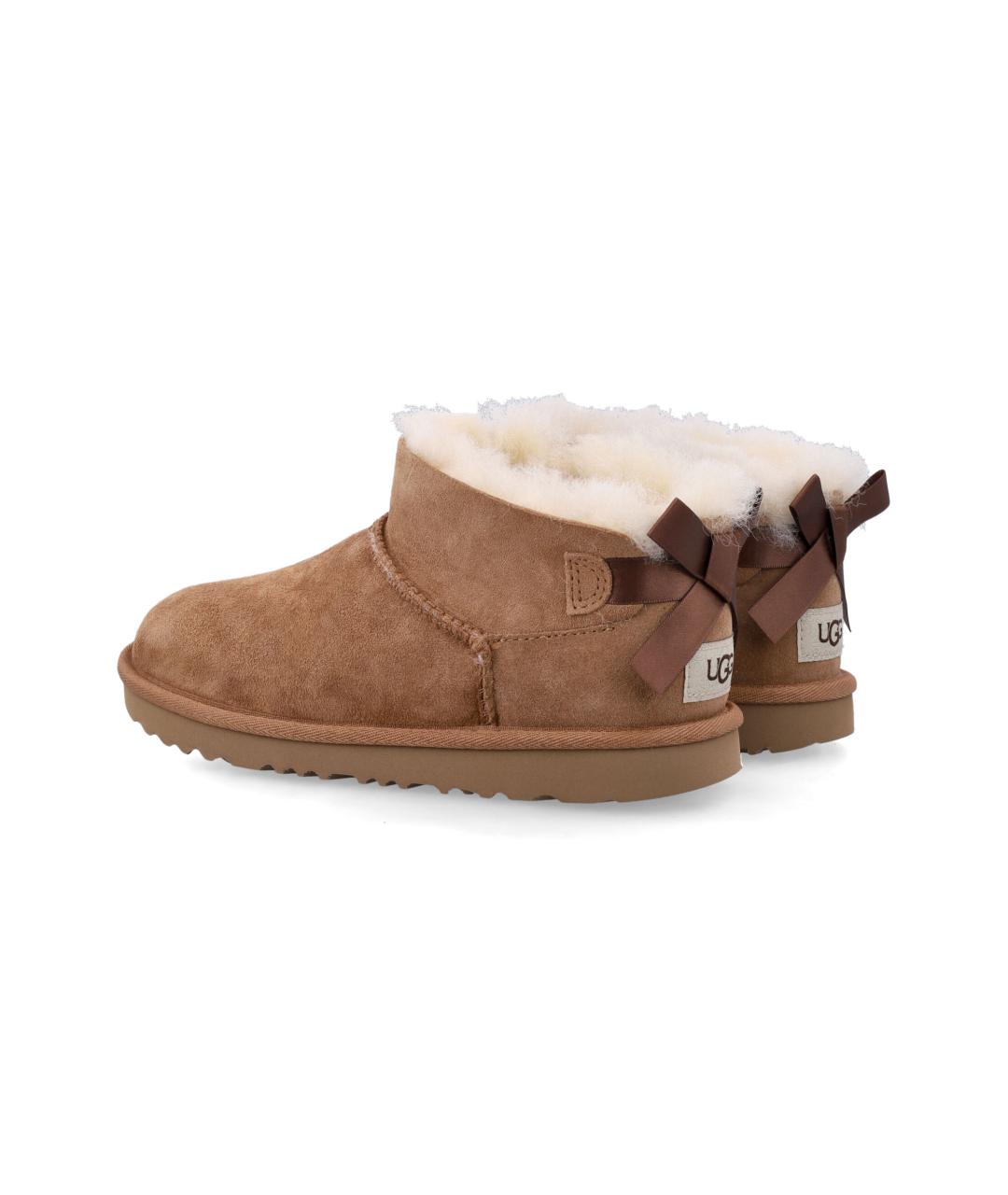 UGG Коричневые замшевые полусапоги, фото 3