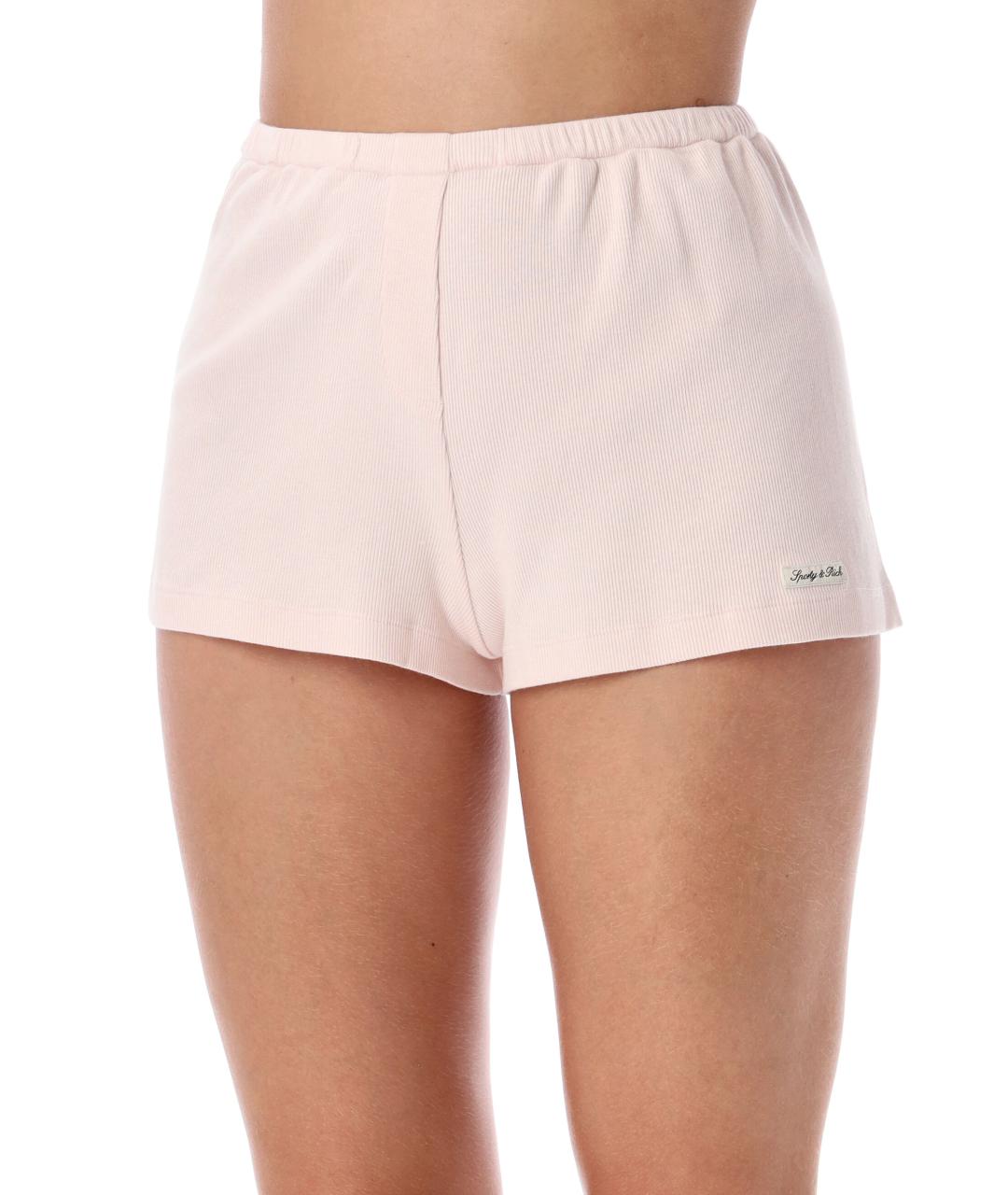 SPORTY AND RICH Розовые хлопковые шорты, фото 3