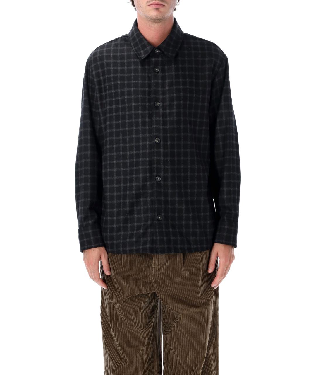 A.P.C. Черная хлопковая кэжуал рубашка, фото 4