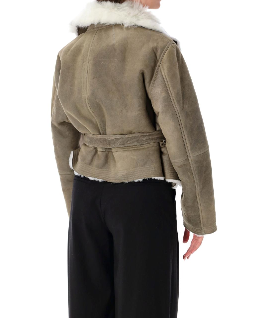 RICK OWENS Кожаная дубленка, фото 2