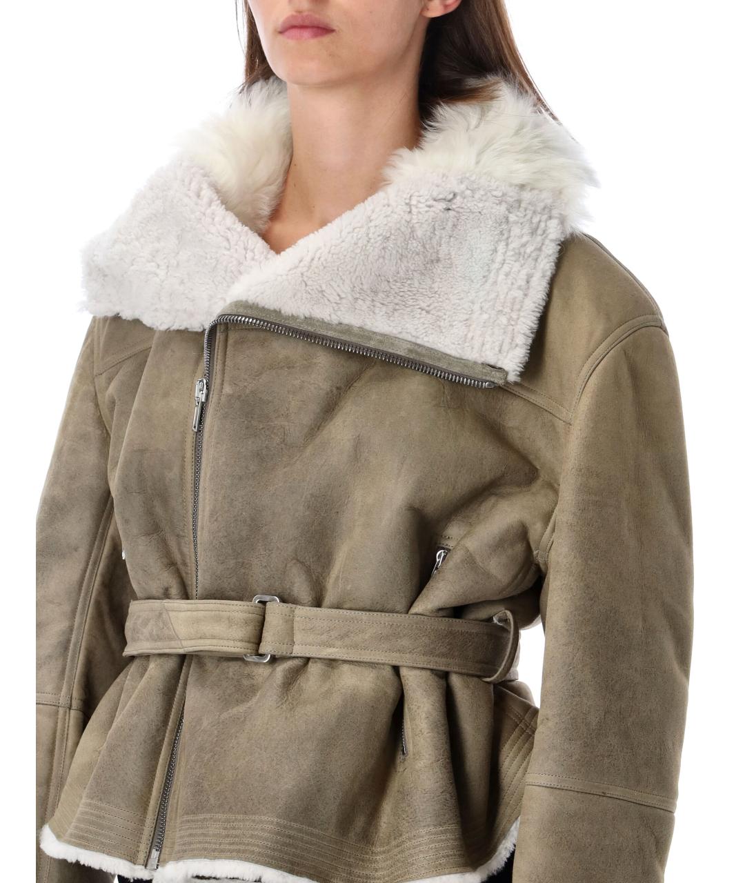 RICK OWENS Кожаная дубленка, фото 3