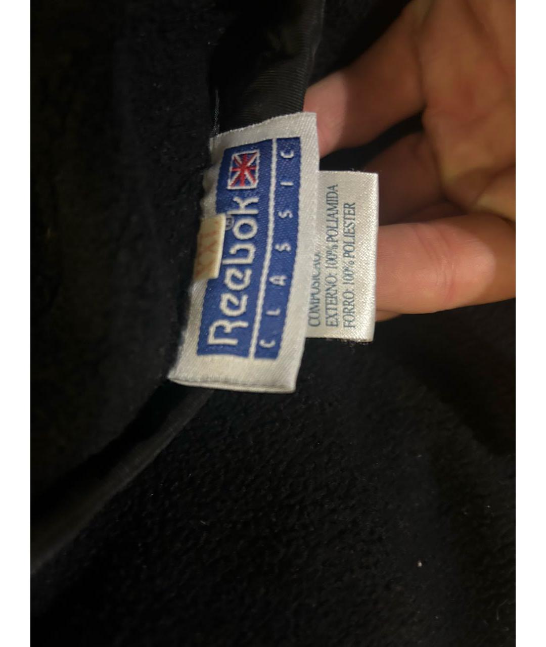 REEBOK Черная хлопковая куртка, фото 3