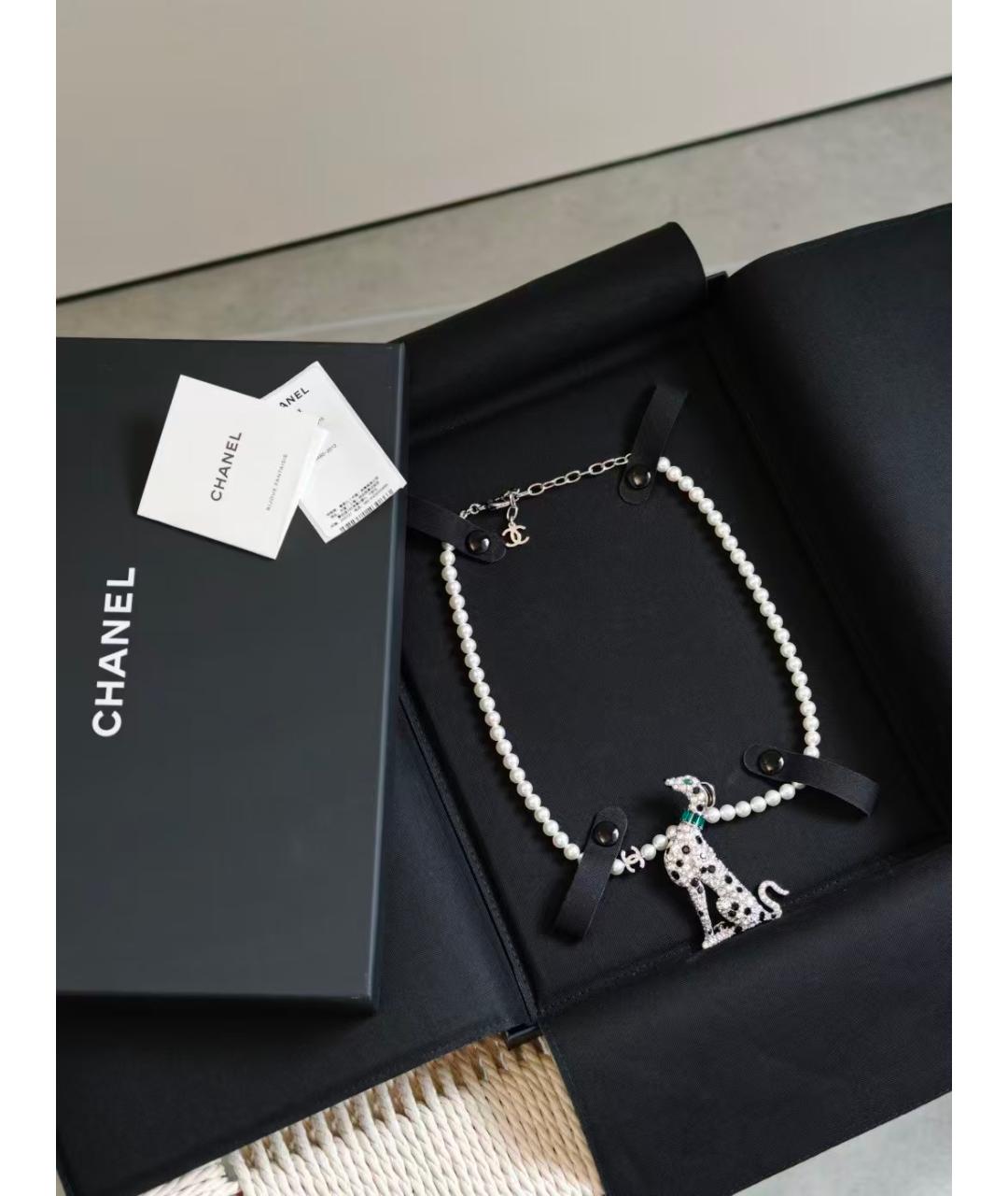 CHANEL Серебряное колье, фото 2