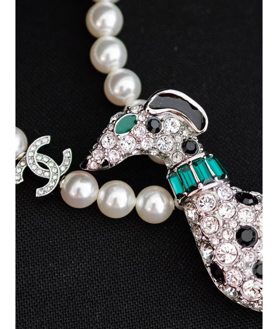 CHANEL Серебряное колье, фото 3
