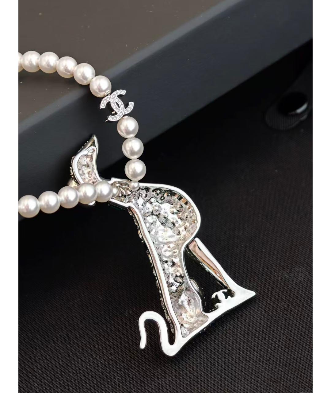 CHANEL Серебряное колье, фото 4