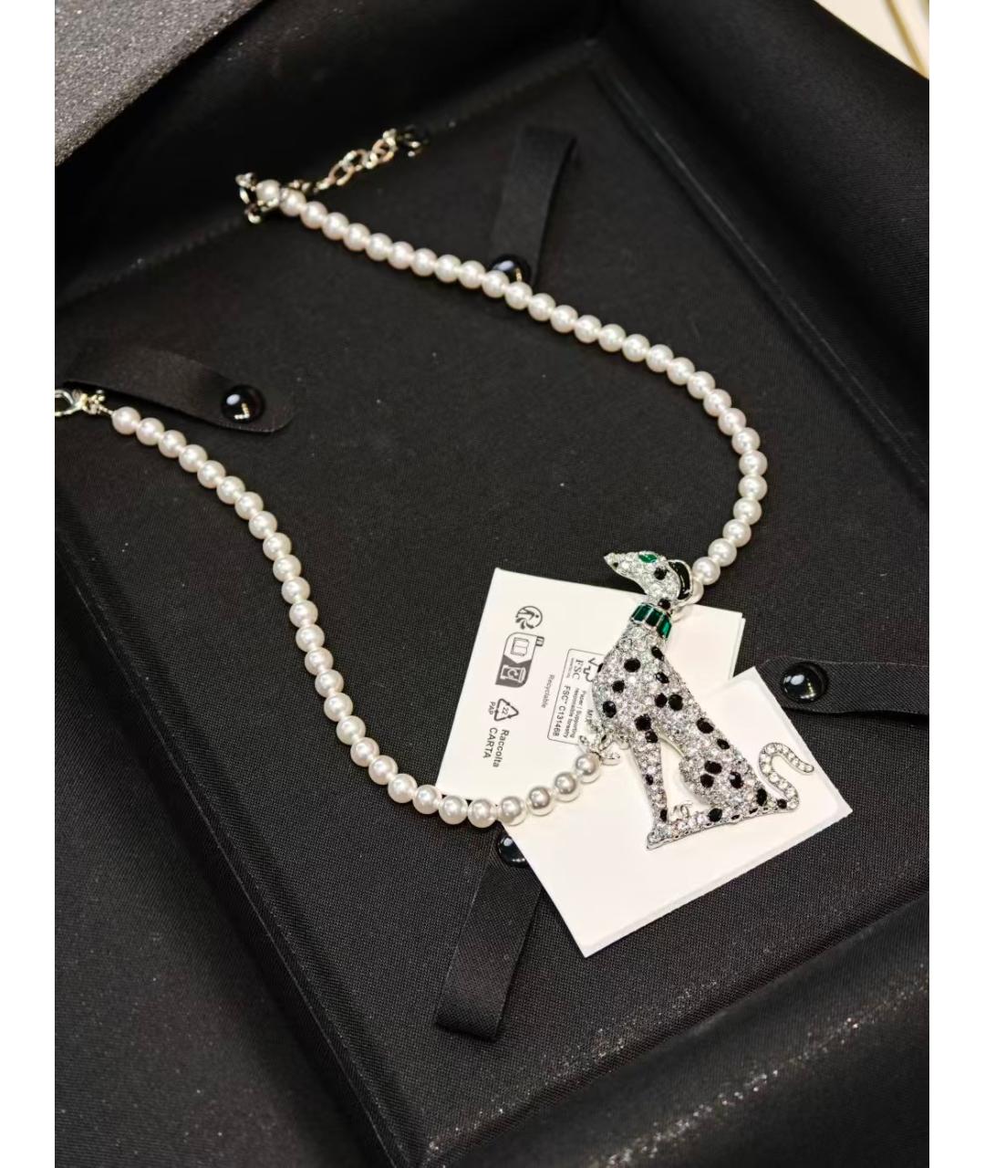 CHANEL Серебряное колье, фото 6