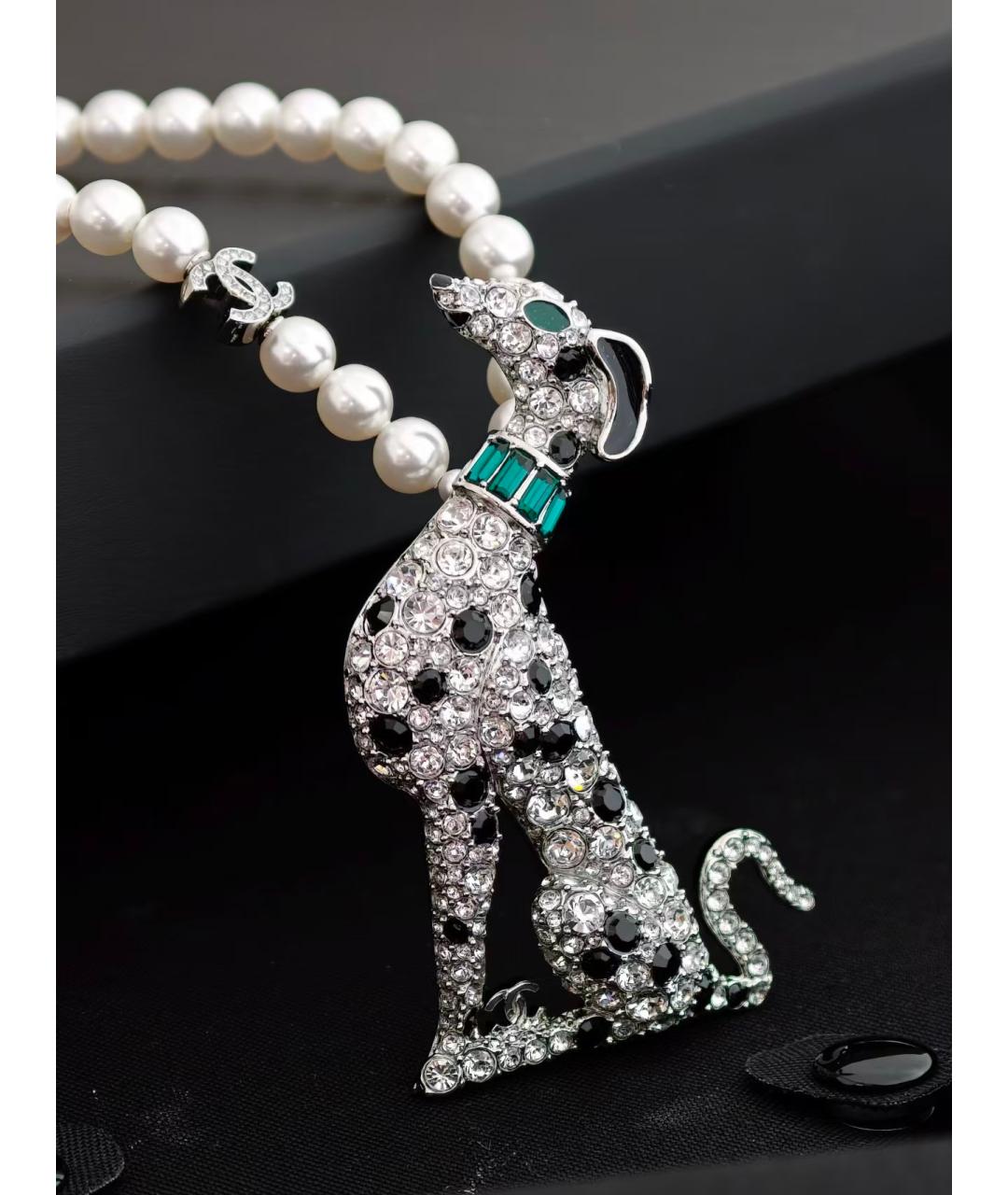 CHANEL Серебряное колье, фото 5