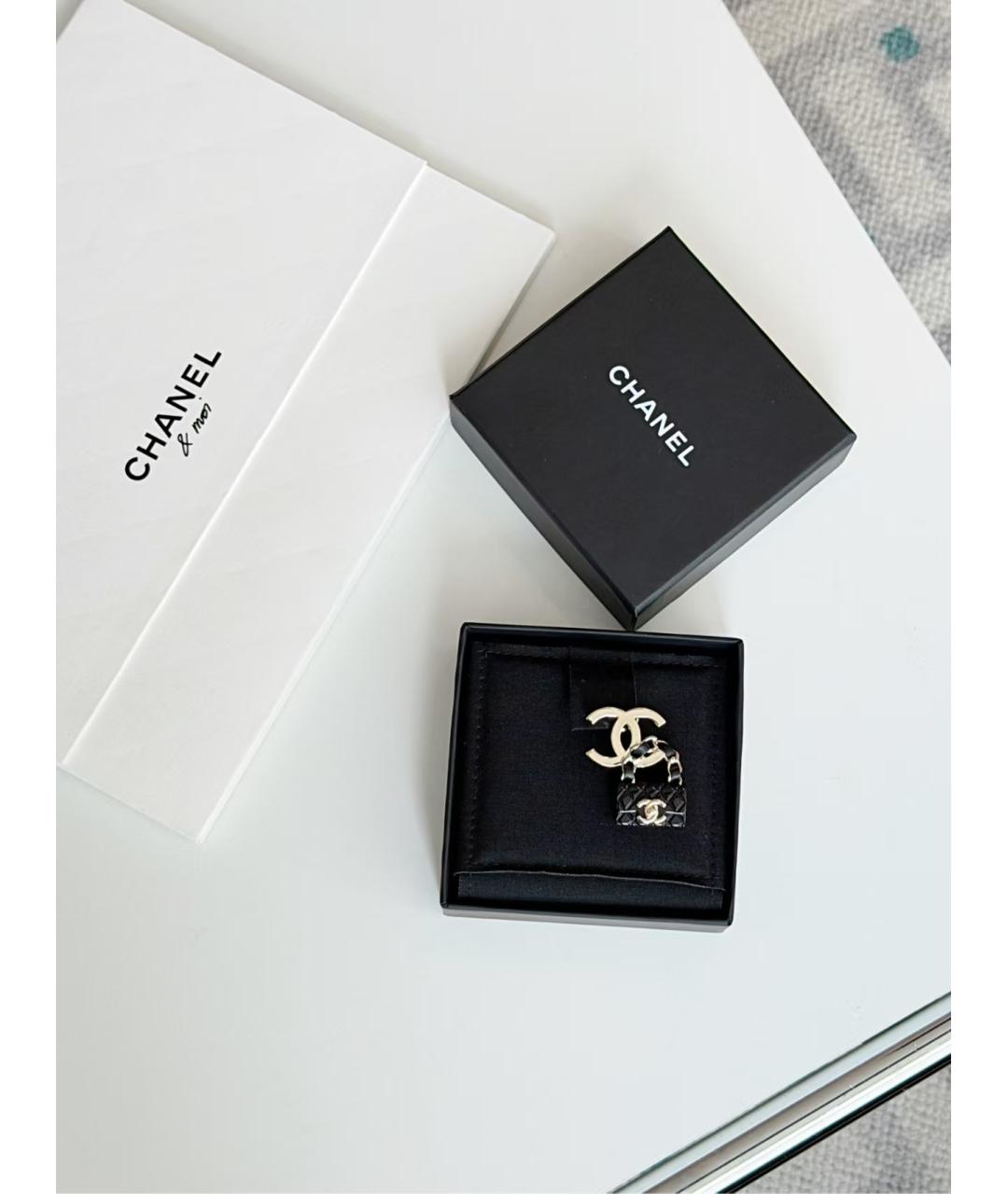 CHANEL Золотая металлическая булавка / брошь, фото 2