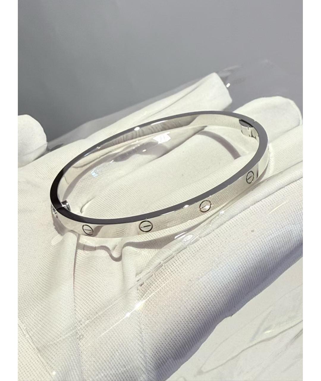 CARTIER Серебряный браслет из белого золота, фото 2
