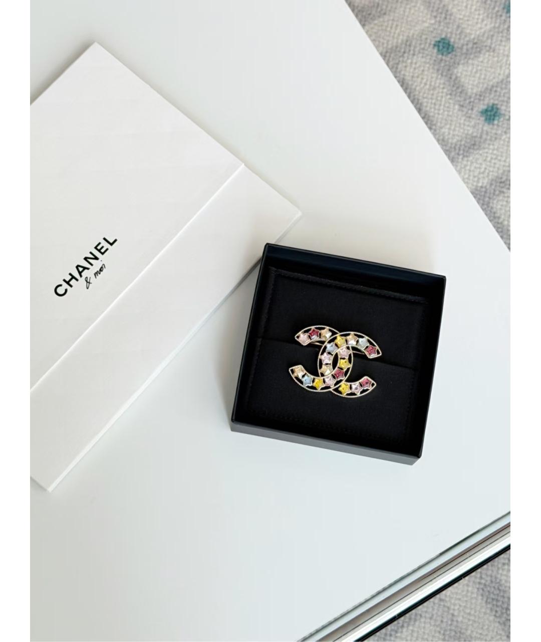 CHANEL Мульти металлическая булавка / брошь, фото 3