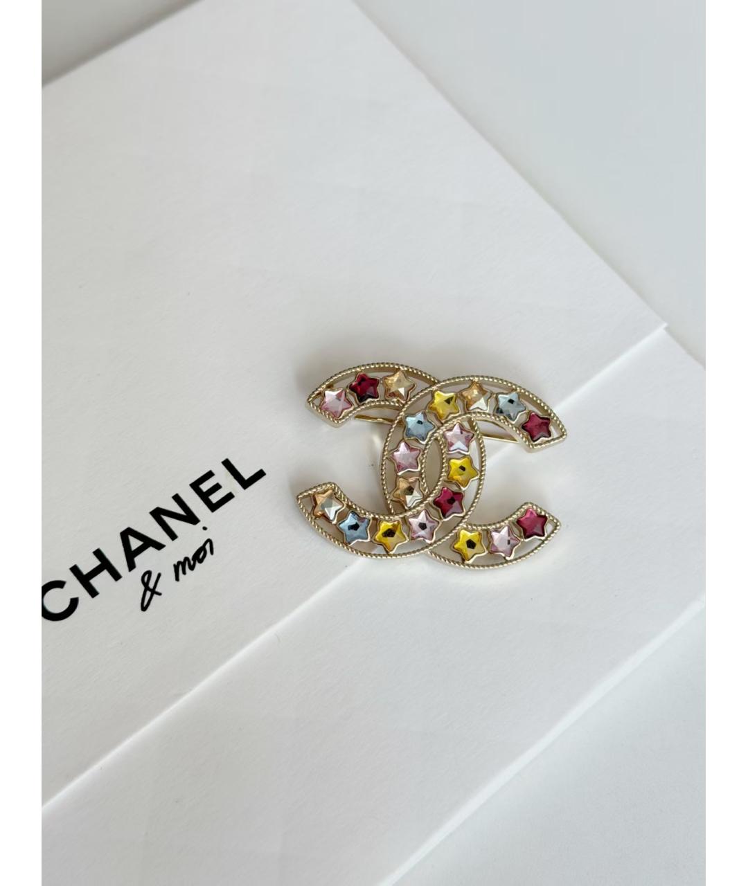 CHANEL Мульти металлическая булавка / брошь, фото 5