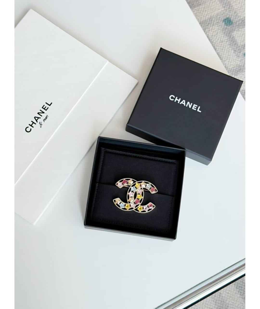 CHANEL Мульти металлическая булавка / брошь, фото 2
