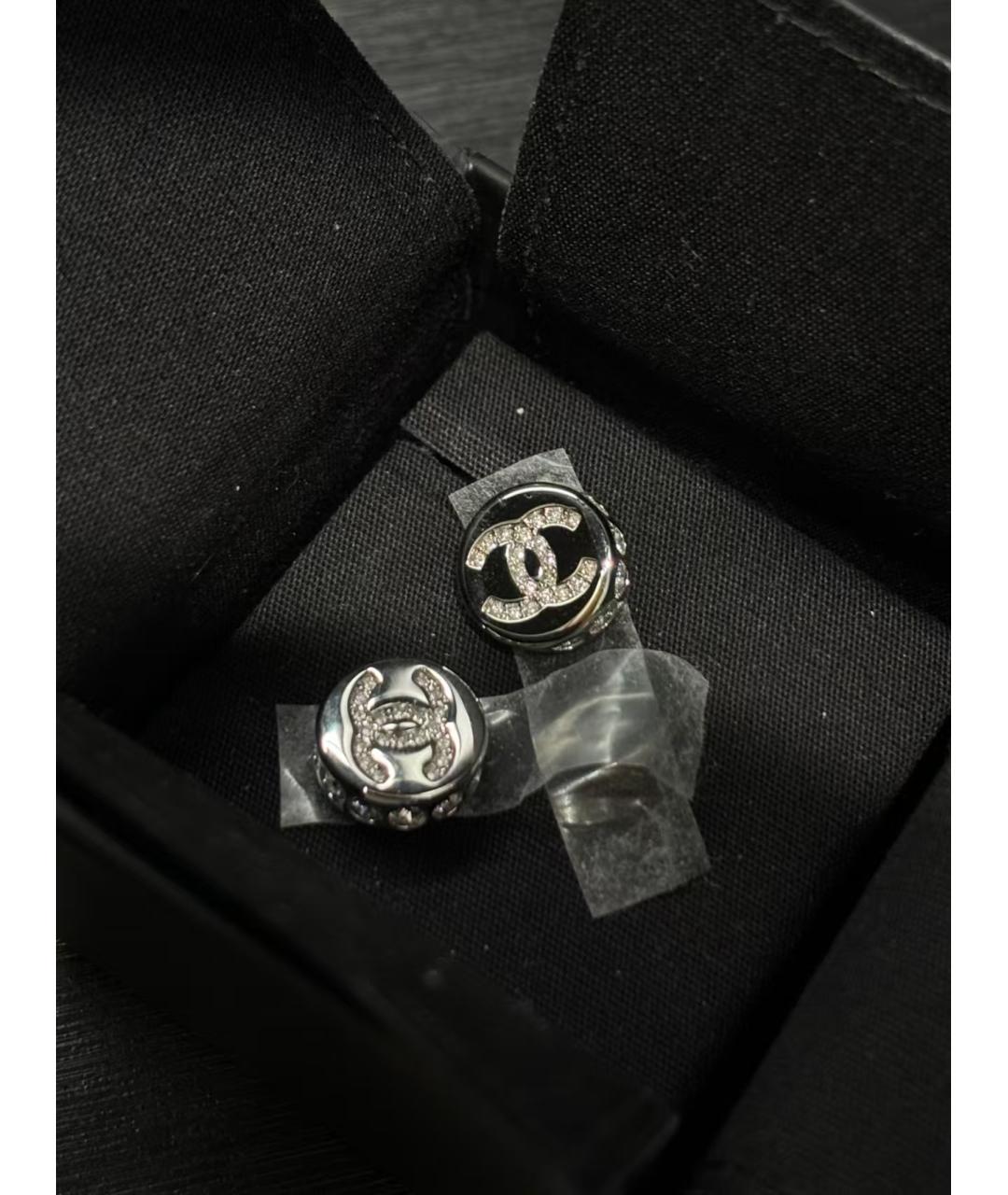 CHANEL Серебряные серьги, фото 4