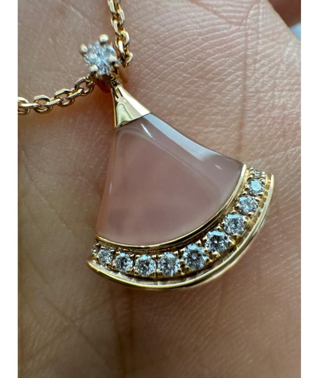 BVLGARI Розовая подвеска, фото 2