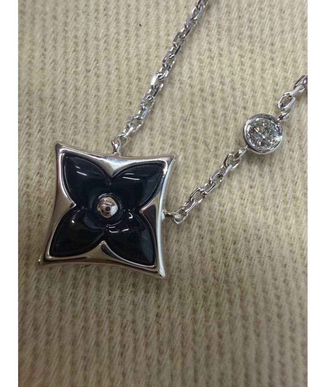 LOUIS VUITTON Серебряное колье из белого золота, фото 3