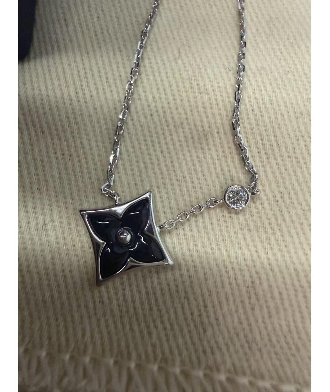 LOUIS VUITTON Серебряное колье из белого золота, фото 2