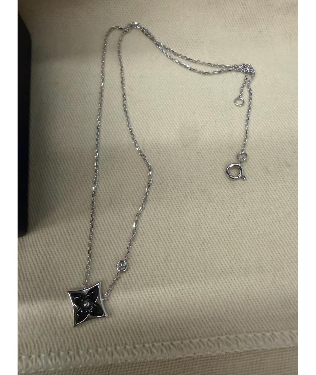 LOUIS VUITTON Серебряное колье из белого золота, фото 5