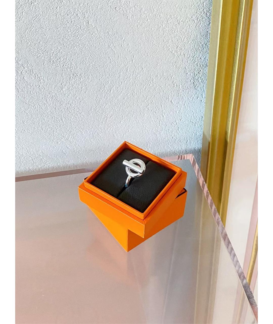 HERMES Серебряное кольцо, фото 2