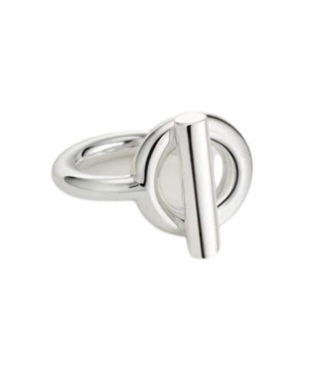HERMES Серебряное кольцо, фото 1