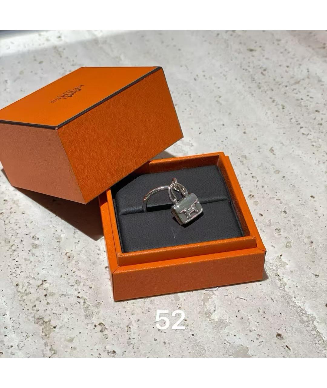 HERMES Серебряное кольцо, фото 2