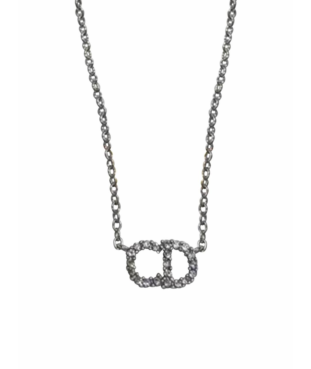 CHRISTIAN DIOR Серебряное колье, фото 1
