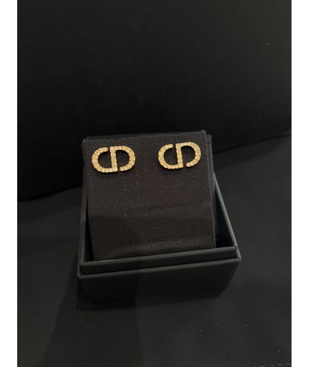 CHRISTIAN DIOR Золотые серьги, фото 3