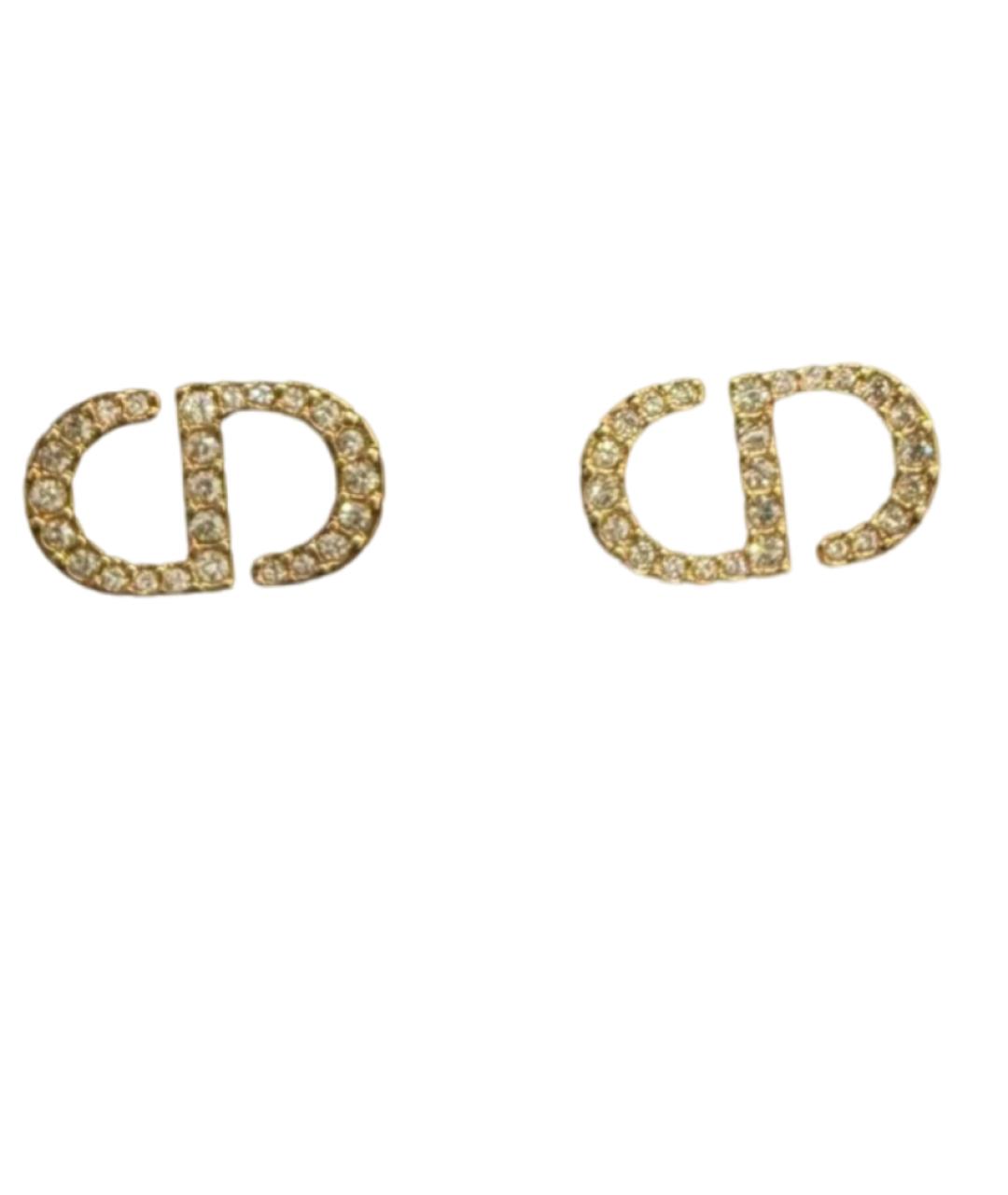CHRISTIAN DIOR Золотые серьги, фото 1