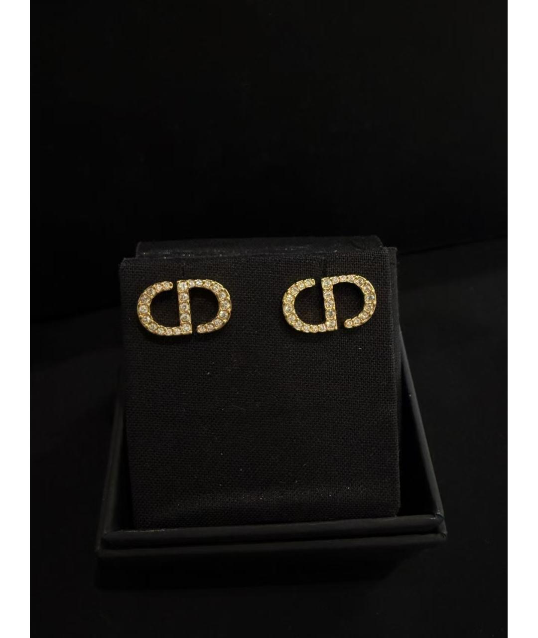 CHRISTIAN DIOR Золотые серьги, фото 2