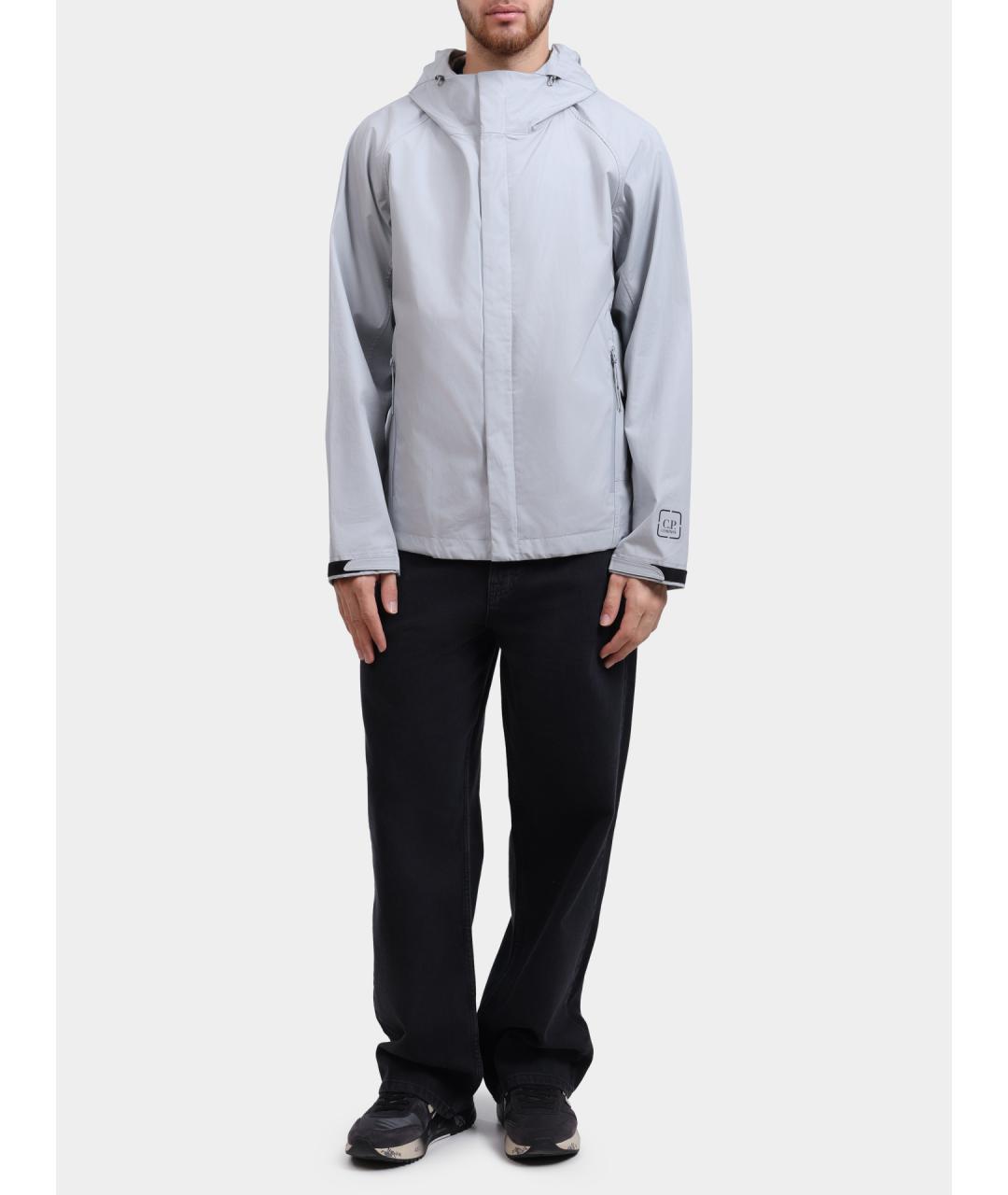 CP COMPANY Серая хлопковая куртка, фото 3
