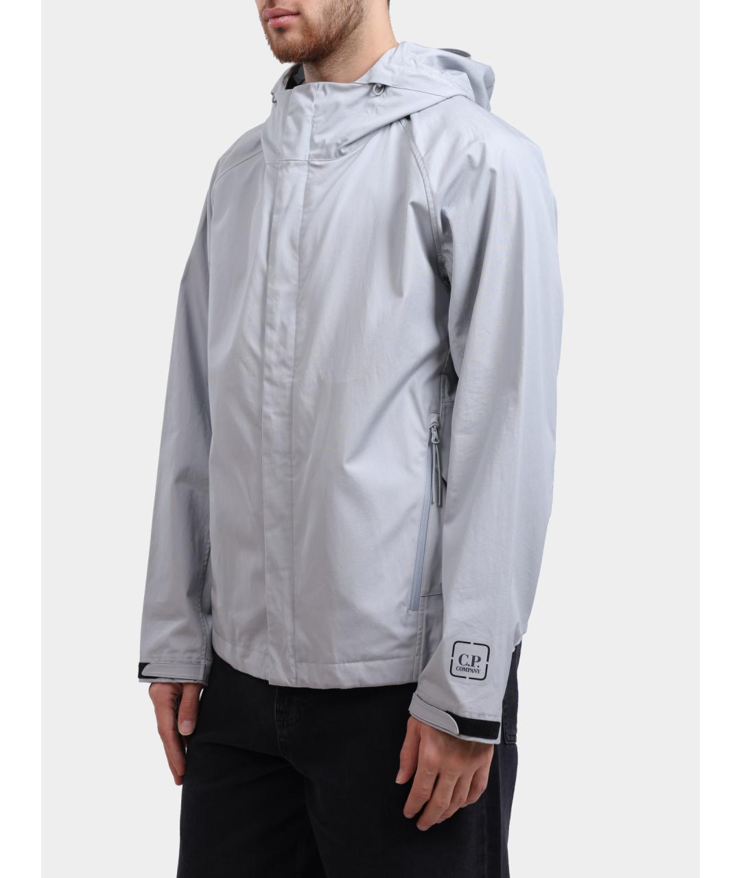 CP COMPANY Серая хлопковая куртка, фото 4