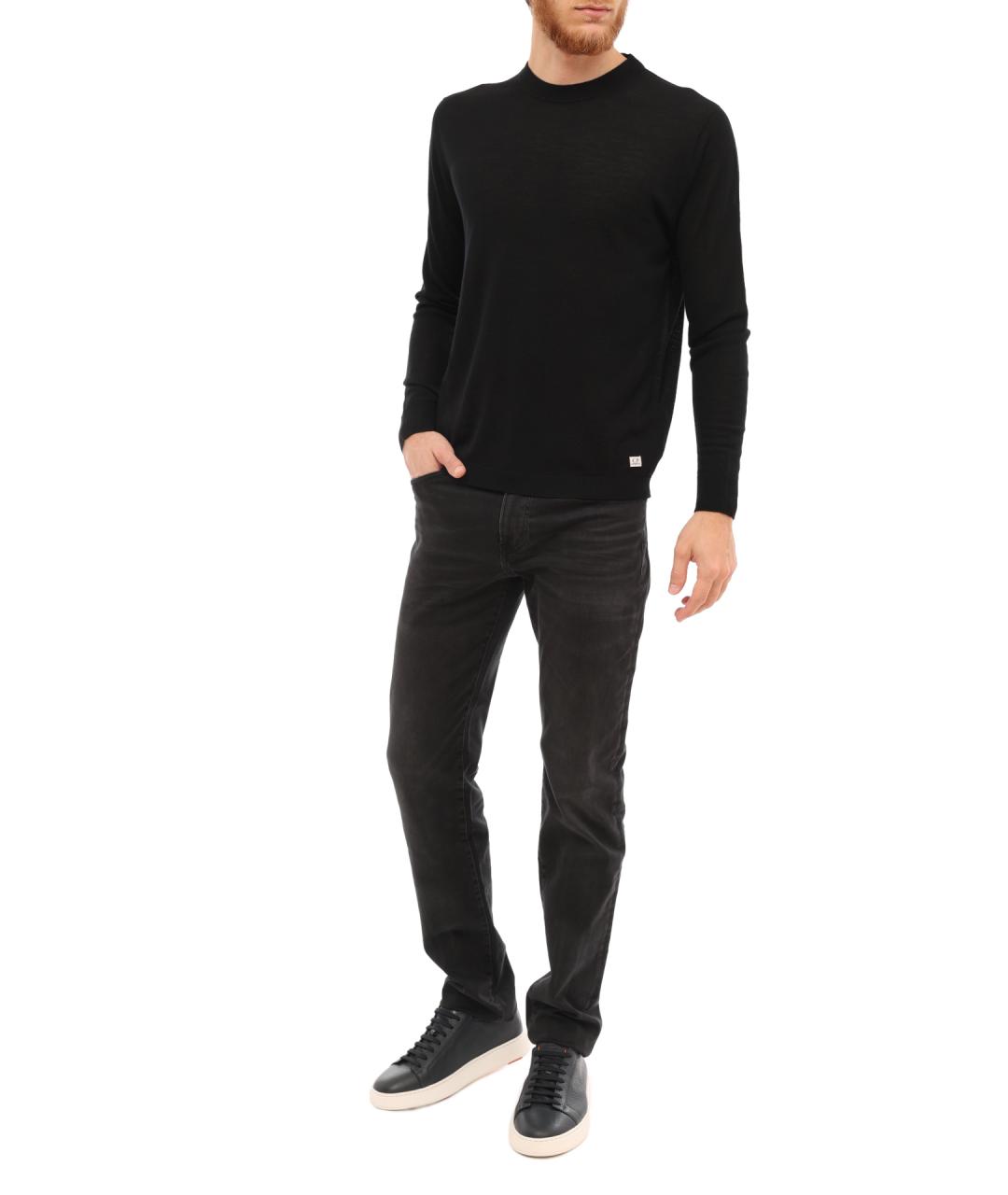 CP COMPANY Черный шерстяной джемпер / свитер, фото 2