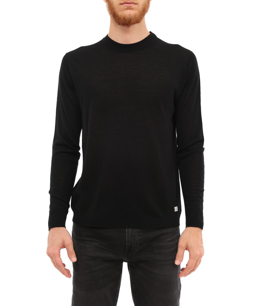 CP COMPANY Черный шерстяной джемпер / свитер, фото 3