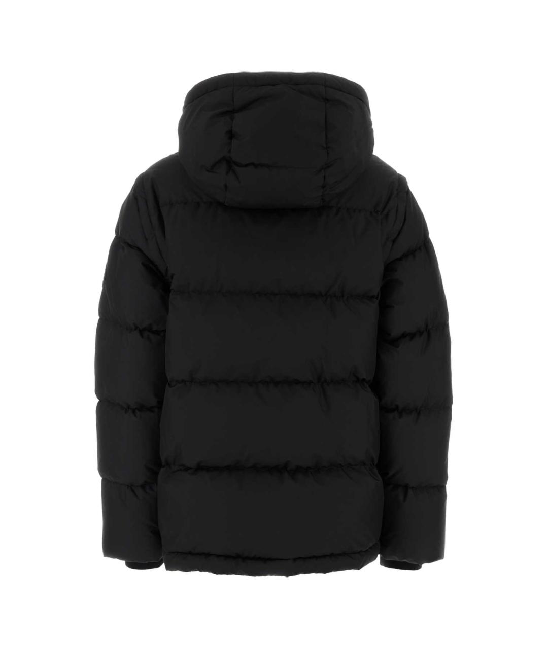 BURBERRY Черный полиэстеровый пуховик, фото 2