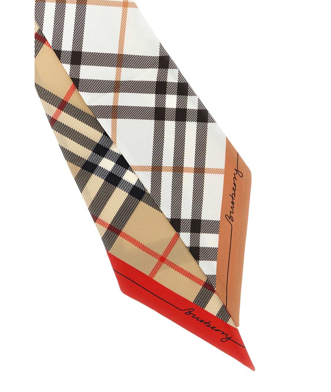 BURBERRY Мульти шелковый шарф, фото 2