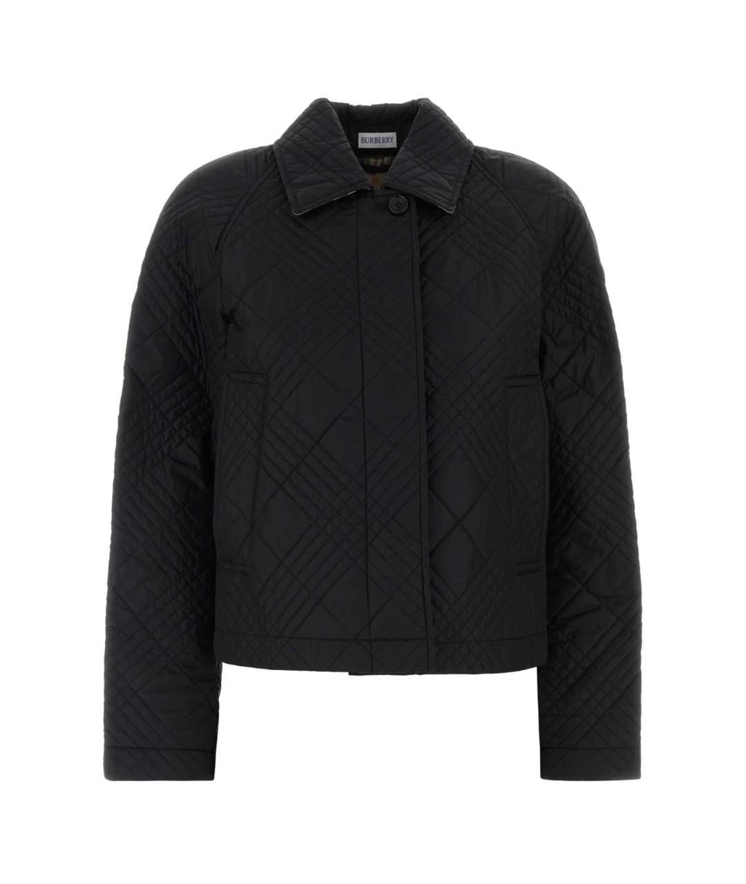 BURBERRY Черная нейлоновая куртка, фото 1