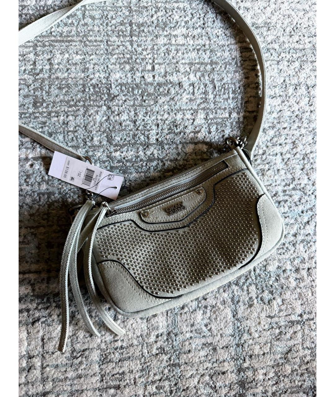 DKNY Голубая деним сумка через плечо, фото 2