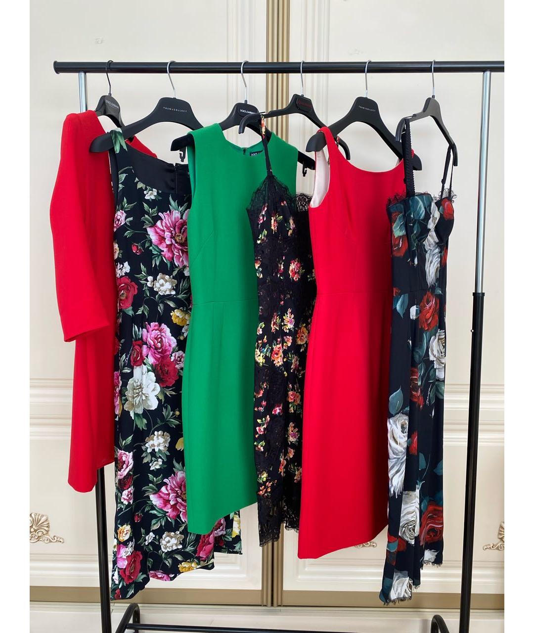 DOLCE&GABBANA Черное шелковое коктейльное платье, фото 4