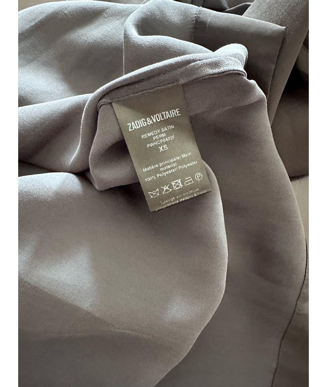 ZADIG & VOLTAIRE Черное повседневное платье, фото 5