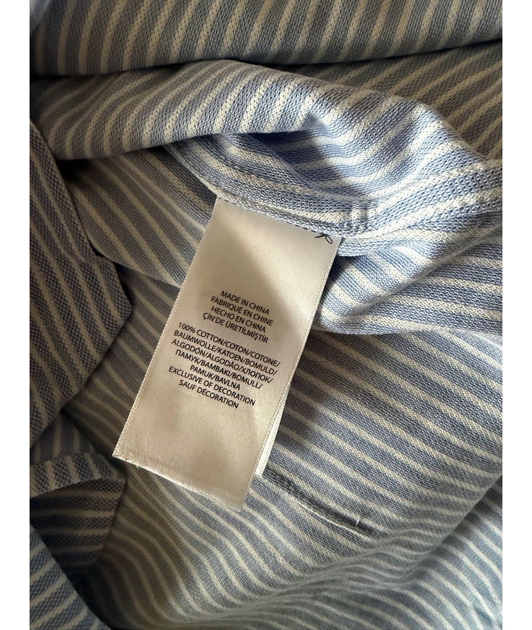 POLO RALPH LAUREN Голубая хлопковая рубашка, фото 4