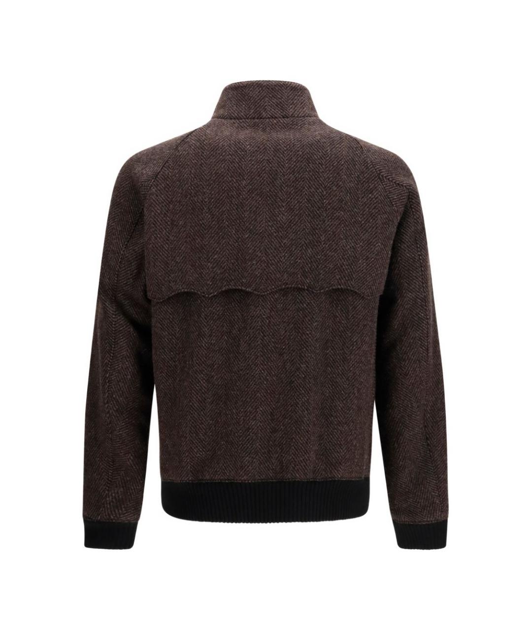 BARACUTA Коричневая шерстяная куртка, фото 3