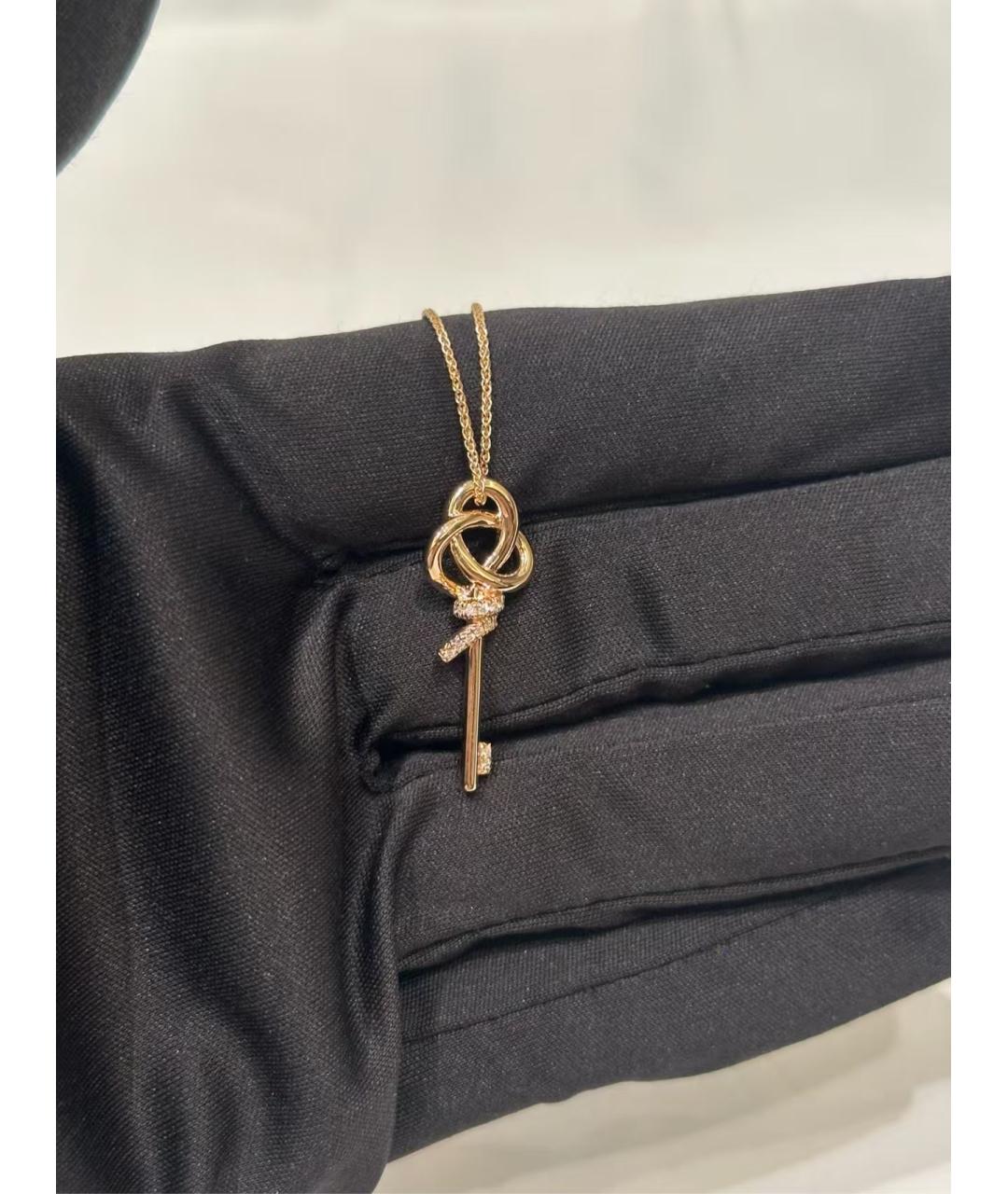 TIFFANY&CO Золотая подвеска из розового золота, фото 3