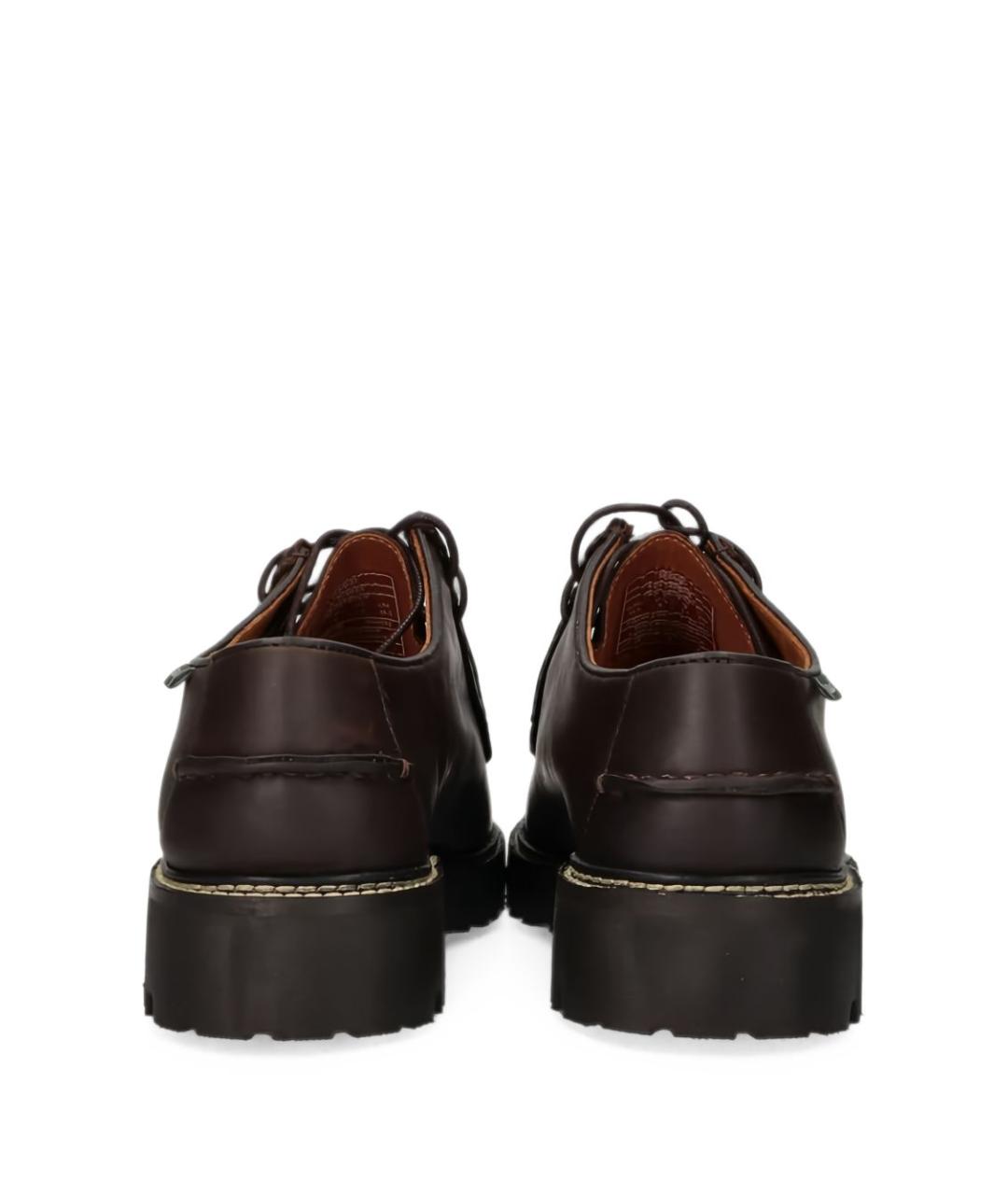 SEBAGO Коричневые кожаные низкие ботинки, фото 3