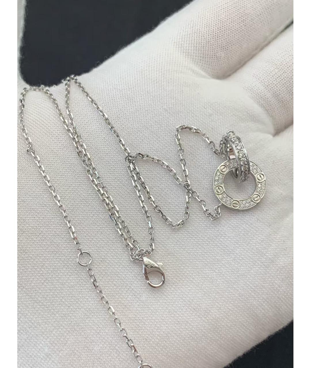 CARTIER Серебряная подвеска из белого золота, фото 3