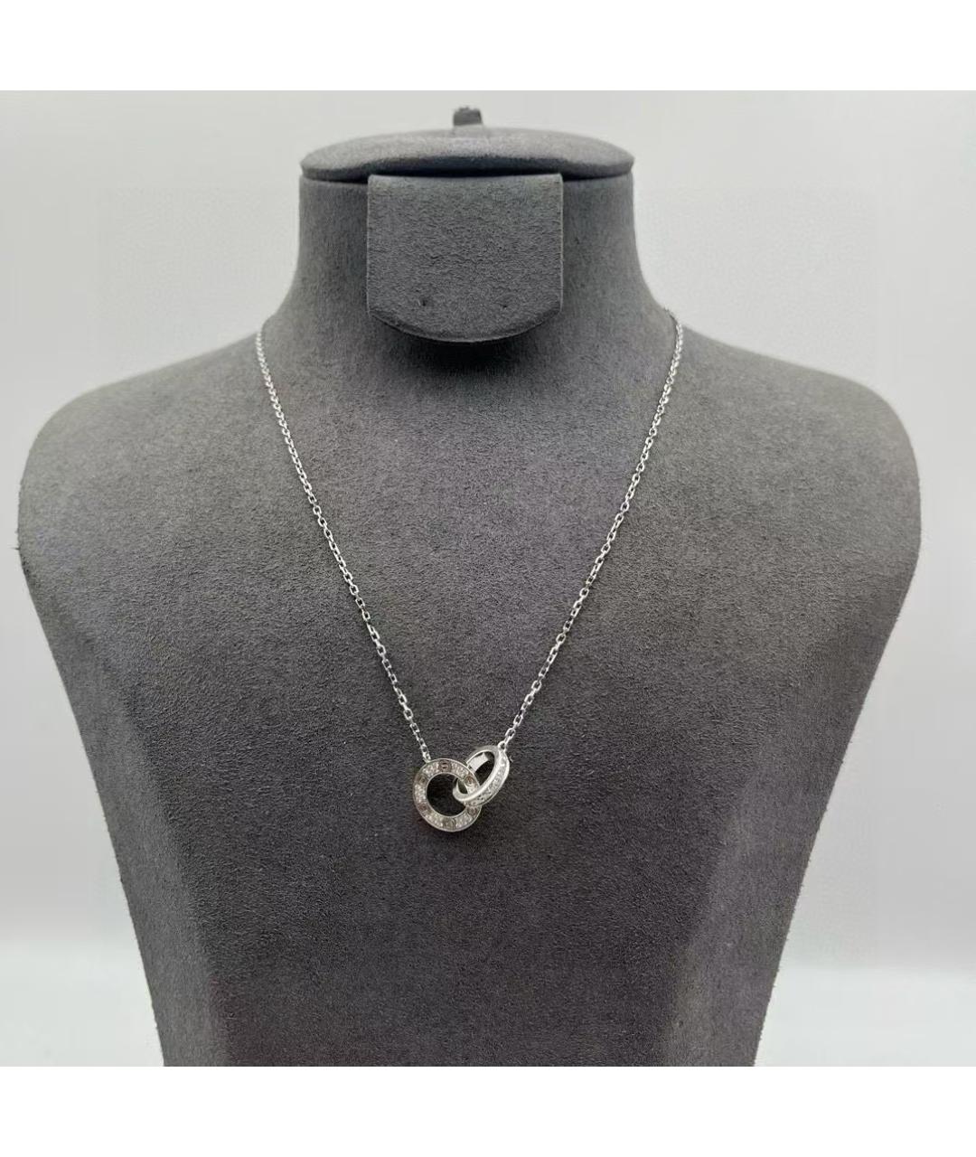 CARTIER Серебряная подвеска из белого золота, фото 2