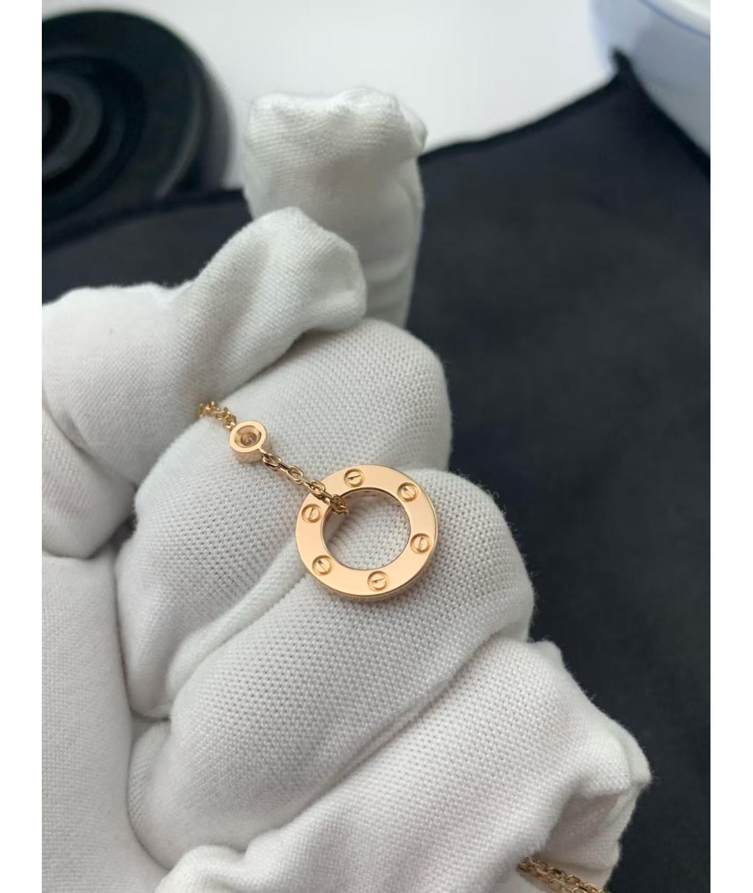 CARTIER Золотая подвеска из розового золота, фото 3